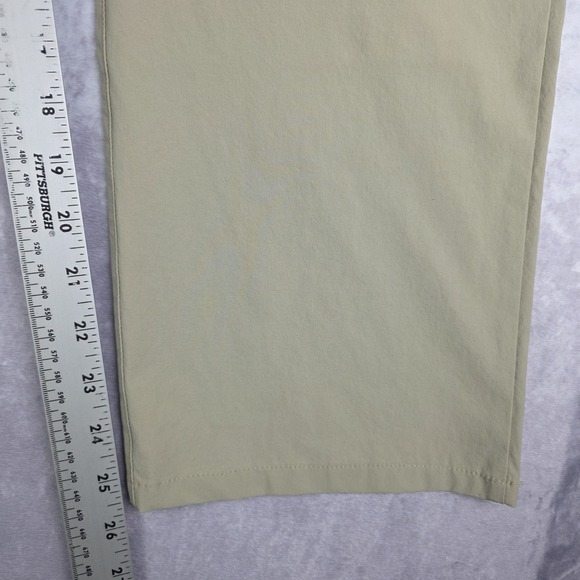 Onward Reserve Pants Mens 40x32 Beige Performance Stretch 5 Pocket (40x26) EUC - Picture 8 of 14